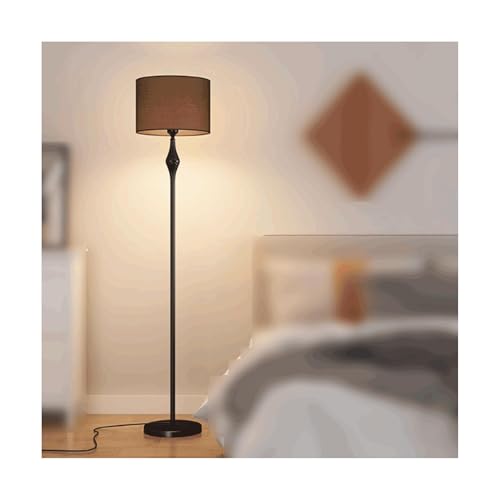 Lámpara de pie retro de metal con interruptor de pie para iluminar salas oscuras 2