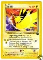 Tarjeta promocional Pokemon Legendary Birds Zapdos #23