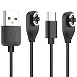Charger Cable Only for SHOKZ OpenSwim Pro S710,Magnetic USB A + USB C Charger Cable (2Pack, 3.3ft/1m)