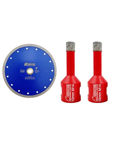 SHDIATOOL Forets diamant et disque pour des coupes nettes sans éclat