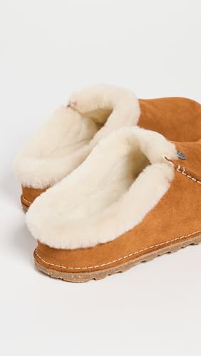 Image of Birkenstock Men's Zermatt Shearling Slippers, Mink, Tan, 13 Medium US