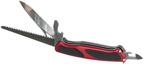Victorinox scyzoryk Ranger Grip 78 (12 funkcji, ostrze z blokadą jedną ręką), czerwony/czarny