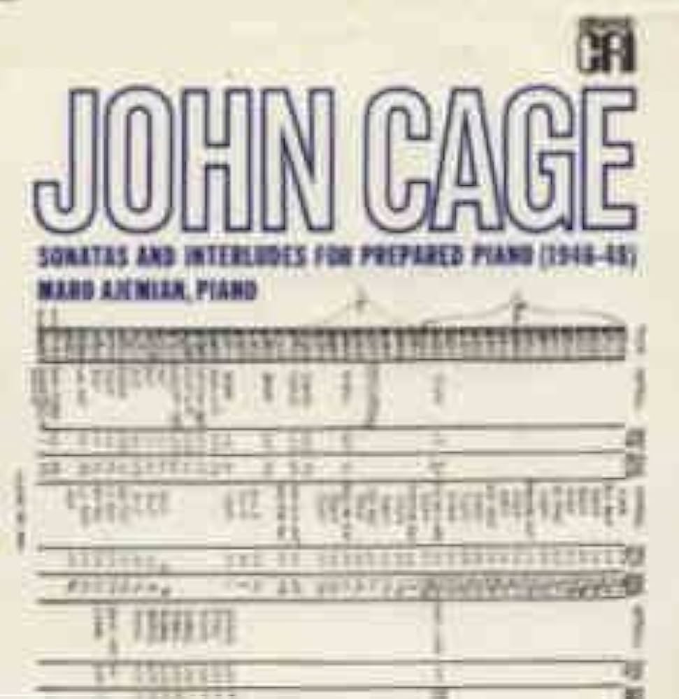 洋楽 John Cage Sonatas & Interludes LP JOHN CAGE: Sonatas Interludes, Book of Music US Tomato Orig