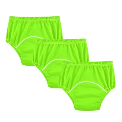 Foiosoh Baby Infant 3 Packs Potty Training Underwear Pants Reusable Overnight Potty Training Underwear Pants for Boys Girls