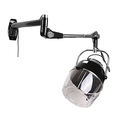 XinYun Wall Mounted Hair Dryer, Adjustable Hood Salon Dryer with Swing Arm, Professional Hair Dryer for Fast Drying, CE Approved
