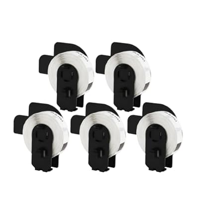 Thermal Printer Labels 17mm X 54m 400 Pcs Compatible with QL-710W QL-550 QL-570 QL-580N QL-800 QL-810W QL-820NWB