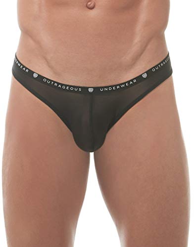 Gregg Homme Men's Bubble G'Homme Thong 162104 M Black