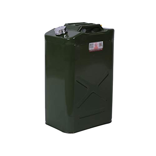 YIN YIN Portable fuel tank Portable fuel tank, thickened portable small gasoline can 20L, 25L, 35L, 40L emergency spare car fuel tank fuel, suitable for all kinds of vehicles Fuel tank (Color : 40L)