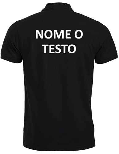 ZULLO WORKWEAR Polo Uomo Nera da Lavoro
