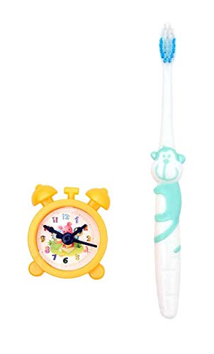 Fllik Kids Toothbrush with Toy for Boys and Girls Soft Bristles Multicolor M3 (Multicolor M3)
