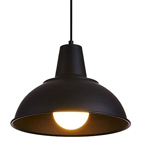 Lustre industriel rétro petite lampe suspendue et plafonnier minimaliste cuisine