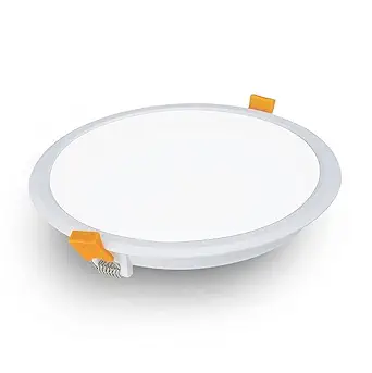 SUNRAYS 12W LED Round Downlight, Backlit Panel |Natural White| Energy Efficient |Ultra Bright Light|Suitable for Home,Office (Cut Out: 5 inches) 14x14 CM (Pack of 1)