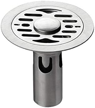 PGNEXステンレススチールフロア排水ラウンドバスルームシャワー排水排水キッチン防臭床排水カバー(C)