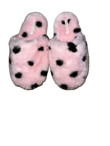 Victoria's Secret womens Closed Toe Faux Fur Slipper