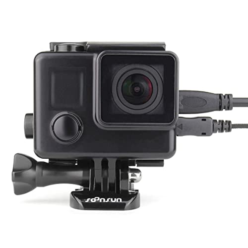 Soonsun occultant Housing Coque pour GoPro Hero 3 3 + 4 Camera Cover