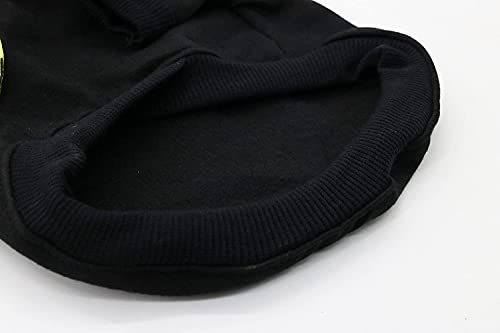 Small Dogs Hoodie BOSS Dog Winter Sweatshirt Pet Puppy Shirt Clothes for Small Dogs Boy, Medium, Black - Image 6