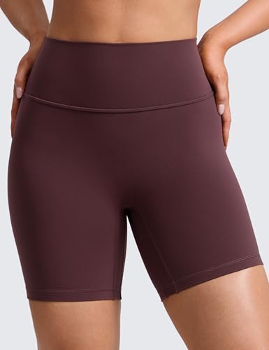Image of CRZ YOGA Secretsculpt Biker Shorts 6 inch | Booty Scrunch Butt, Butterlift, Buttery Soft, Moderate Compression, Workout, Pilates, No Front Seam, High Waist, for Women