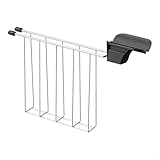 Portapane in Acciaio Inox per Sandwich, con Gabbia e Clip con Manici Resistente al Calo, per Tostapane e Impastatrici, Adatto per Panini, Bagel e Teacakes, Accessorio da Cucina Compatto, per una