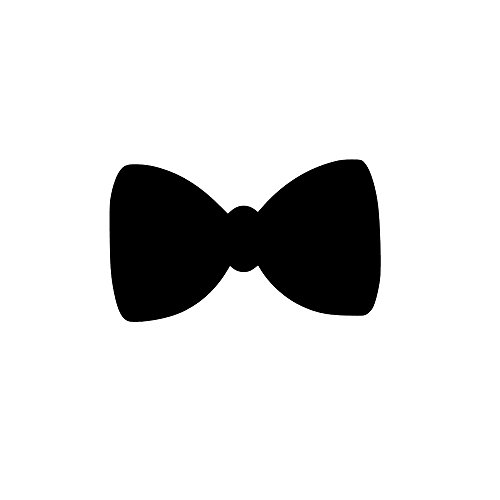 12 Count - 4.5" Black Bow Tie Die Cuts, Bow Tie Cutouts, Little Man Baby Shower, Bow Tie Decorations