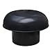 FIRST PLAST CDV100A Chapeau de Ventilation Tête Ésalatrice, Noir, diamètre 100 mm