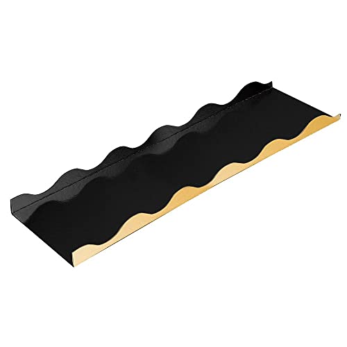 García de Pou 168.27 Bases para Bizcocho Enrollado, 30 x 10 x 2 x 2 cm, O Set de 50, Oro/Negro
