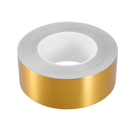 Tiras decorativas impermeables reflectantes de 5 cm x 50 m para coche y moto dorada