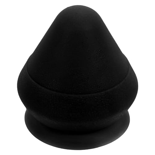 Beavorty Massage Ball with Suction Cup Wall Mount Back Massager Muscle Knots Back Pain Reliefs Tool Self Targeted Pressure Massage Therapys for Neck Shoulder Feet Leg Black