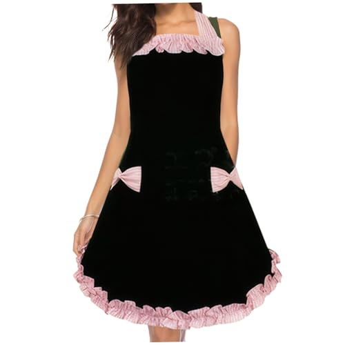 Tablier mignon ajustable en coton doux pour éviter les taches - 3
