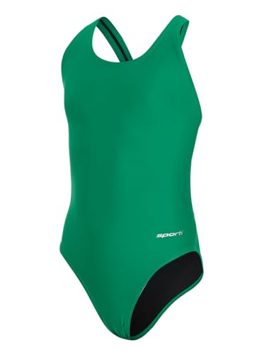 Image of Sporti Wide Strap Athletic One Piece Swimsuit for Women - Graphic Design Pattern - Swim Team Bathing Swimsuit for Competiton