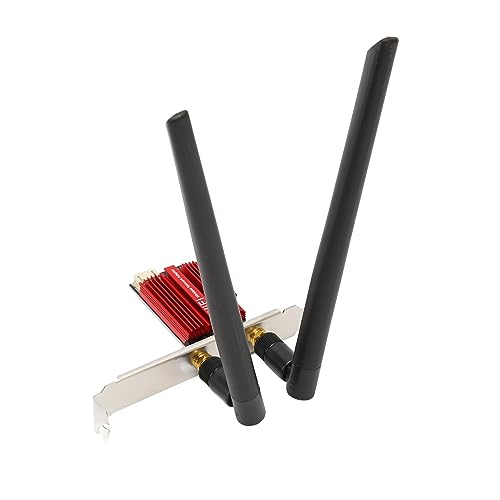 Tarjeta PCIE WiFi Dual Band 1200Mbps Plug and Play para PC de Escritorio compatible con Windows 7, 8, 10 y 11 miniatura 6
