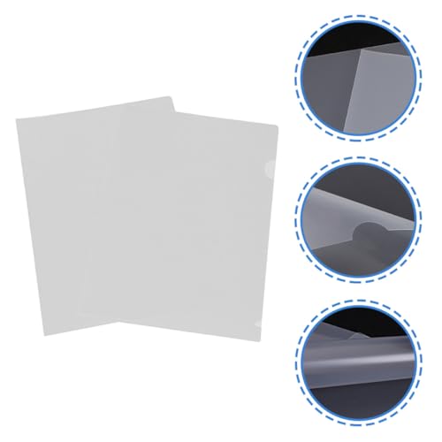 Chemises de classement de bureau et ecole A4 plastique transparent - 7