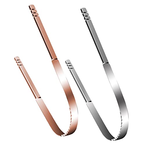 HOMSFOU 6 Pçs Raspador De Língua Limpador Portátil Limpador De Boca Raspador Em Forma De U Limpador