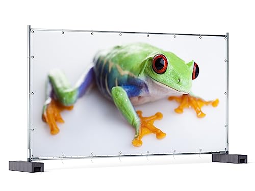 Wallario XXL Outdoor-Poster für Garten oder Balkon Lustiger Frosch in...