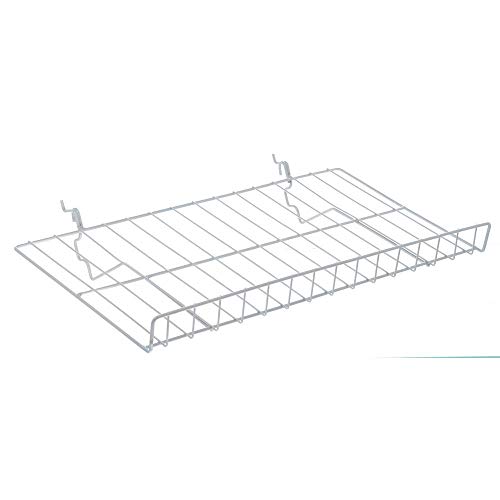 SlatWall Shelves White 23 x 10 x 2