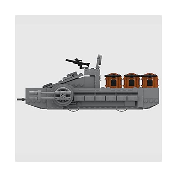 SURD Technik Raumschiff Modellbausatz, Sci-fi Hovertank TX-225 GAVw Occupier Interstellarer Panzer Modell, MOC-87839… – Bild 7