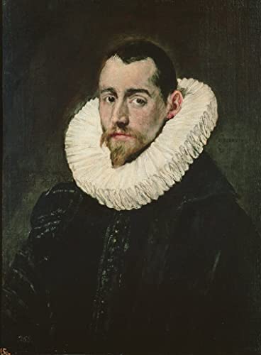 Portrait d'un jeune chevalier par El Greco : élégance murale pour salon