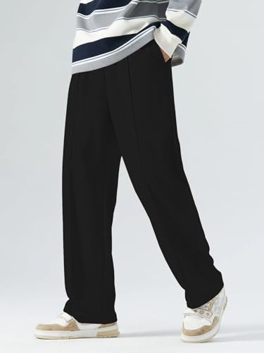 Image of GRECIILOOKS Men's Lycra Cargo Track Pants - Loose Fit Joggers for Men | Korean Style Travel & Home Wear with Pockets (Available in Plus Size)