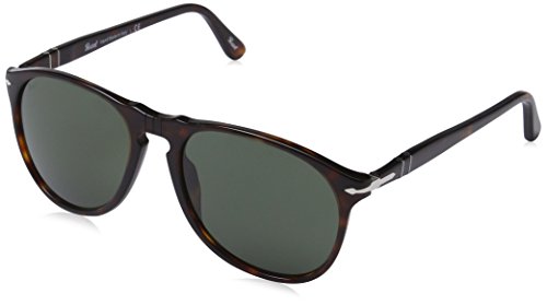 Persol Icons Gafas de Sol, Marrón (Havana/Green), 52 Unisex-Adulto