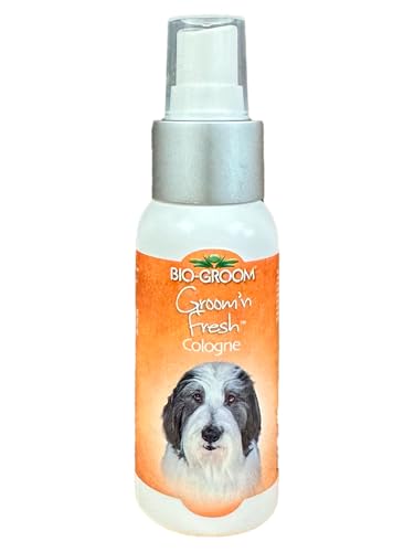 Bio-Groom - Perfume para perros Groom 'n Fresh Cologne - Perfume de lujo para perros y cachorros - Con los mejores aceites perfumados - Ideal para entre baños - 59 ml