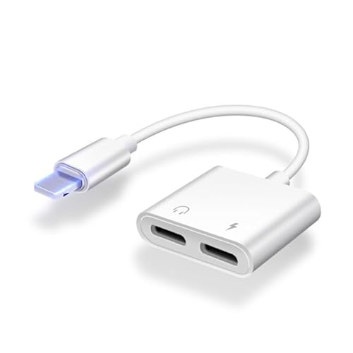 iphone�Ή� �ϊ��A�_�v�^�[ �[�d���Ȃ���d�b �ϊ��P�[�u�� �[�d 3.5mm �C���z���W���b�N ���C�g�j���O ���y �����[�d (���C�g�j���O�^�C�v�i4in1�j)