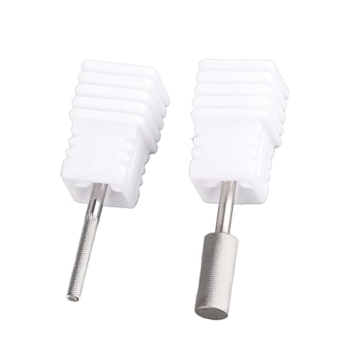 Puntas de taladro para uñas 2 piezas acero tungsteno miniatura 2
