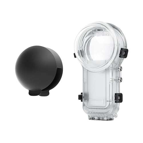 Boîtier sous-marin transparent avec fermeture rapide et étui de protection 60m