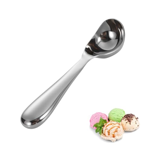 ZMREN Cuchara para Helado de 304 Acero Inoxidable, Cucharas de helado, para helado fruta bolas de helado arroz bolas de melón masa para galletas