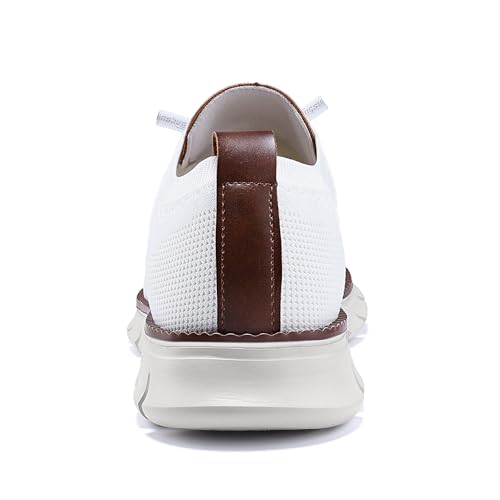 Image of Wearbreeze Men's Business Casual Oxford Sneakers - Lightweight Lace-Up Dress Shoes for Work, Travel & Daily Commute