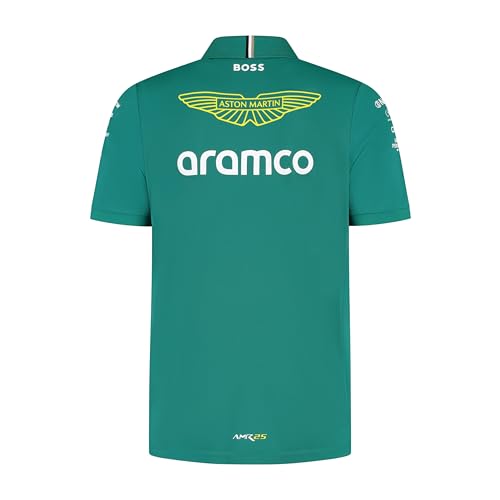 Aston Martin F1 2025 Men's Team Polo Green - Size: XL