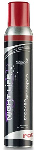 KERALOCK Night Life Trockenshampoo Rot, 200 ml, 2er Pack (2 x 200 ml) Cover