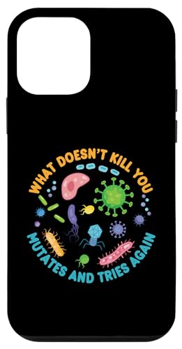 Carcasa para iPhone 12 Mini Lo Que no te Mata MUTA y vuelve a Intentar biología Divertida