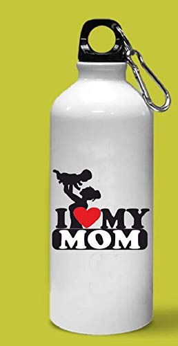 Crazy Sutra Classic Printed Quote Water Bottle/Sipper - 600Ml (Sipper_ILoveMyMom_Sh)-image-45
