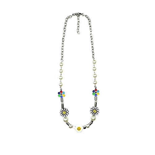 Luoyou G-DRAGON INS Peaceminusone Daisy Necklace - Unisex
