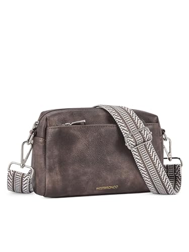 WESTBRONCO Small Crossbody Bags for Women, Shoulder Handbags, Satchel Purse with Adjustable Strap